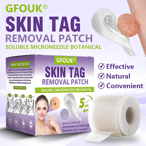 Made and Shipped from UK ✨GFOUK® Soluble Microneedle Botanical Skin Tag Removal Patch🌴🌴