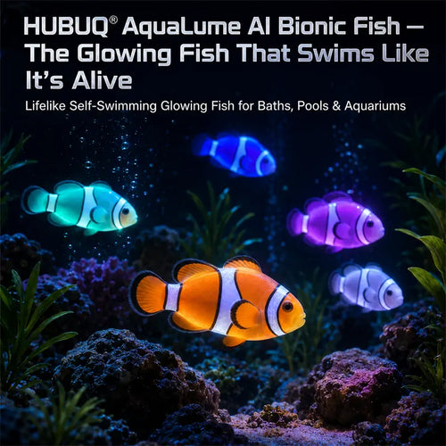 HUBUQ® Interactive Light-Up Robotic Toy Fish
